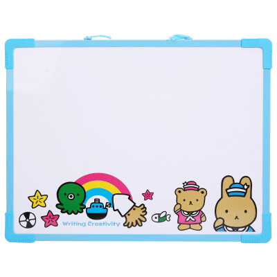 

Morning light M & G ADB98303 large children magnetic learning white board graffiti board blue with whiteboard pen white board rubbing buckle