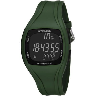 

Sports time record waterproof watch 3D step sports watch male student multi-function electronic watch