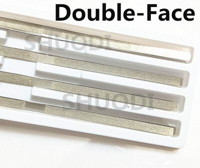 

12 Pcs Double-Sides Dental Metal Polishing Stick Strip with Double-face of Alumina-Plated Sanding Surface 150mm4mm