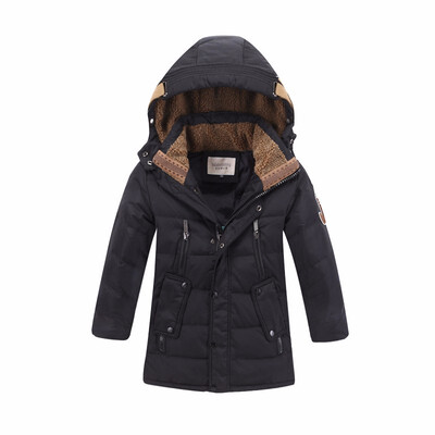 

-30 Degree Childrens Winter Jackets Duck Down Padded Children Clothing 2018 Big Boys Warm Winter Down Coat Thickening Outerwear