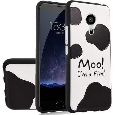 

MOONCASE милый мультик схеме мягкие гибкие силикона тпу корпуса назад дело прикрытие для кожи Meizu Pro 5