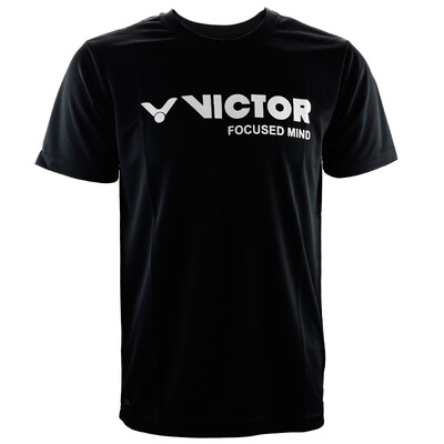 

WACKER Victor Victory Футболка с длинным рукавом Футболка с коротким рукавом T-6027C Мужская и женская спортивная одежда L-Code Black