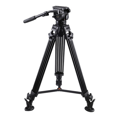 

E-IMAGE G80 Camera Tripod Professional Camera Гидравлический PTZ Многофункциональный фотоаппарат Штатив PTZ Set