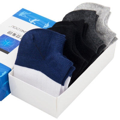 

Red beans hongdou socks 5 pairs of loaded gift box comfortable cotton socks men breathable men&women socks socks 16H016