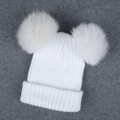 

Braided Crochet Wool Knit Beanie Beret Ski Ball Cap Baggy Womens Winter Warm Hat