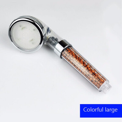 

NeillieN LED temperature control three-color colorful models Negative ion shower nozzles can boost water saving Handheld shower se