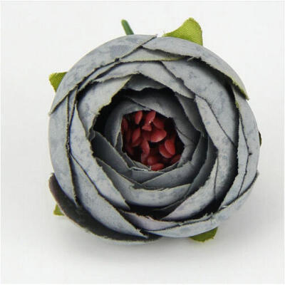 

10Pc Silk Artificial Rose Bud DIY Wreath Scrapbooking Gift Craft Flower Decor YC