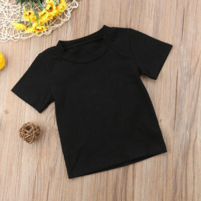 

Newborn Infant Baby Boys Girls Tops T-shirts Blouse Tees Clothes Age 1 2 3 4 Y