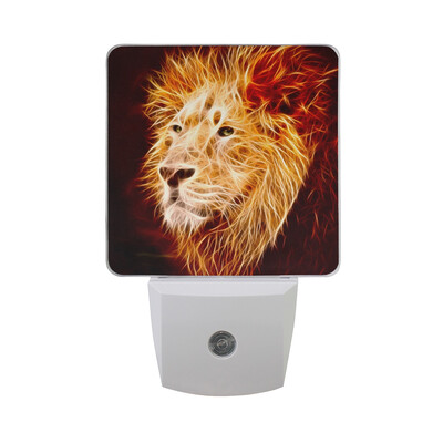 

ALAZA LED Night Light With Smart Dusk To Dawn SensorChallenge Shark Poster Plug In Night Light