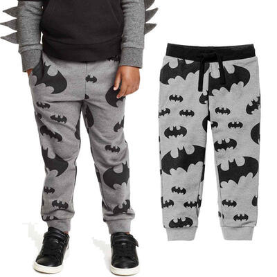

Toddler Baby Kids Boy Cartoon Batman Pants Casual Cotton Trousers Leggings 2-7T