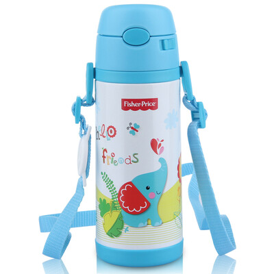 

Fisher-Price Детская кружка соломенная чашка ремень чайника школы питьевые стаканчики FP-8605B синий