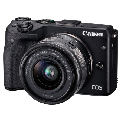 

Canon EOS M3 (EF-M 15-45mm f / 3.5-6.3 IS STM) миниатюрная одиночная электрическая машина черный свет компактный широкоугольный