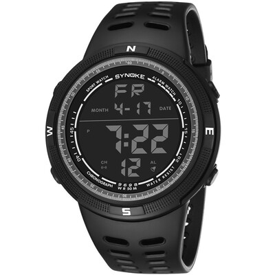 

Electronic watch mens personality trend student fashion outdoor sports electronic watch waterproof