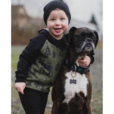 

Cool Toddler Boy Reindeer Print Hooded Sweatshirt Long Sleeve Hoodies Pullovers