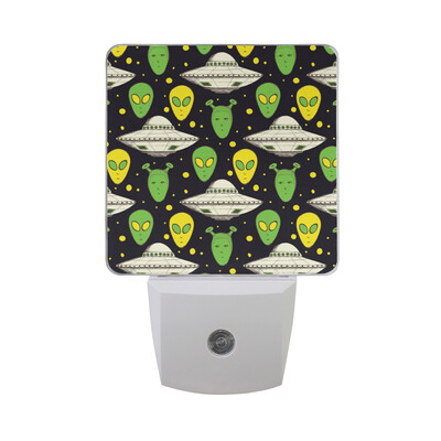 

ALAZA LED Night Light With Smart Dusk To Dawn SensorWatercolor Sea Life Plug In Night Light