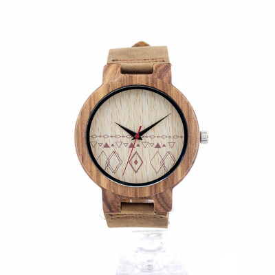 

BOBO BIRD wooden quartz pointer watch C16