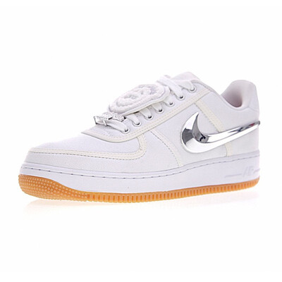 

Original New Arrival Authentic Nike Air Force 1 Low Travis Scott Men Skateboarding Shoes Sport Sneaker Shoes White