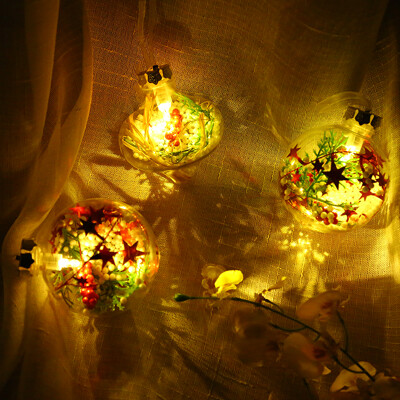 

3-Pack Christmas Tree Ornaments Home Hanging Xmas Pendant Ball