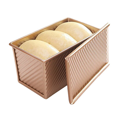 

UpperX Bread Toast Mold Non Stick Aluminized Rose Gold metal 195x103x113cm