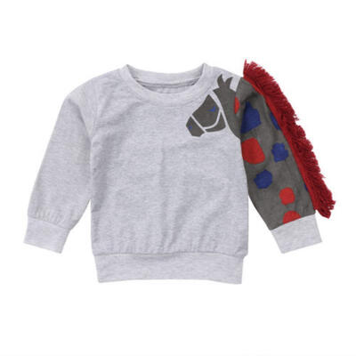 

Baby Girls Boy Kid UnicornT-Shirt Clothes Top Sweater Sweatshirt Pullover 1-7Y