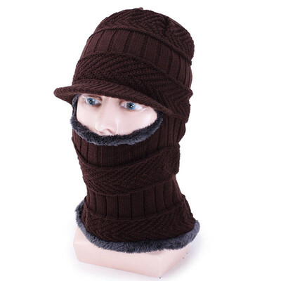 

Men Women Ski Mask Cap Knit Face Mask Winter Hunting Ear Warm Workout Hat