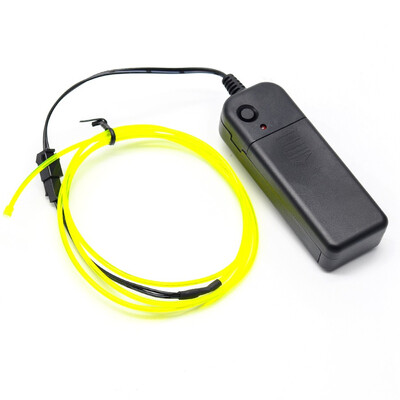 

3M5M DC3V Neon Light Dance Party Car Decor Light Flexible EL Wire Rope Tube LED Strip holiday lamp ceiling deco With Controller