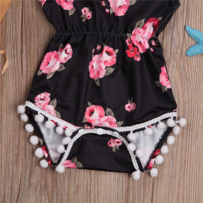 

Newborn Infant Baby Boy Girl Floral Romper Bodysuit Jumpsuit Outfits Sunsuit Set