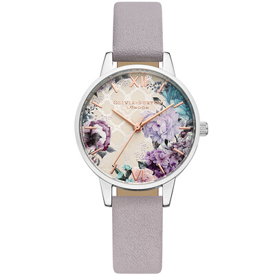 

Olivia Burton watch womens watch glass flower room couple fashion garden imported quartz watch OB16EG104