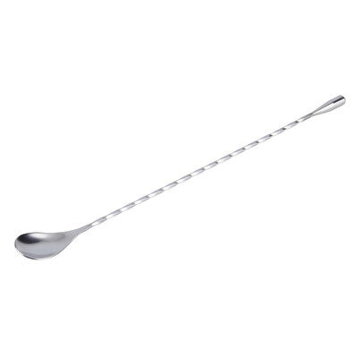 

Длинные 31.5cm 12 "Спираль Коктейль из нержавеющей стали Смешивание Ложка стержню мешалки