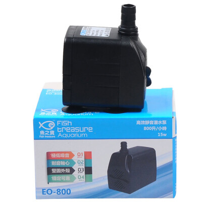 

Jingdong supermarket] fish treasure (fish treasure) fish tank submersible pump home filter water pump aquarium pump mini mute submersible pump EO-800