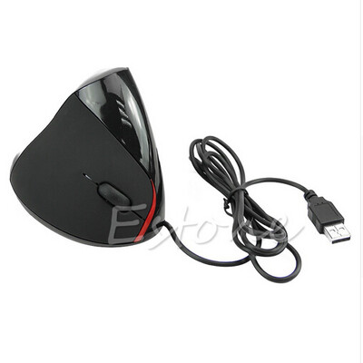 

Ergonomic Design USB Vertical Optical Mouse Wrist Healing For Computer PC Laptop