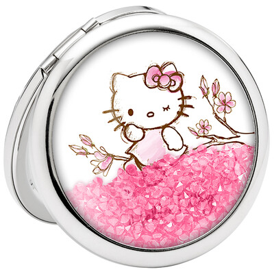 

HELLOKITTY Hello Kitty Cherry Blossom серии Макияж зеркало Романтический творческий подарок подарок на день рождения Валентина День Святого Валентина Подарочные коробки Упаковка KT1602