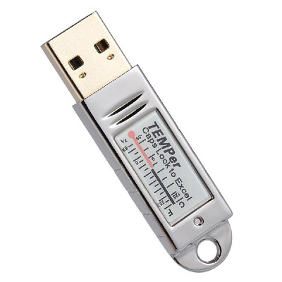 

PCsensor USB Thermometer Hygrometer Temperature Sensor Data Logger Recorder for PC Laptop Silver