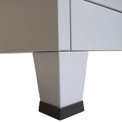 

Locker Cabinet with 2 Doors Steel 354"x157"x709" Gray