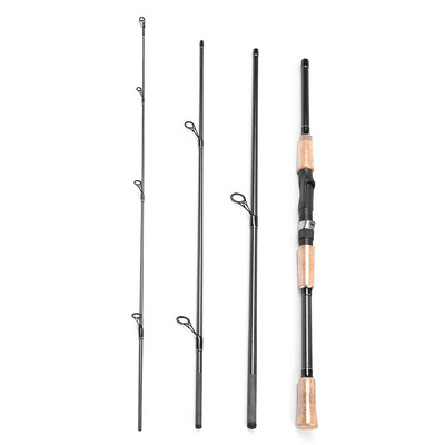 

4 Sections Spinning Casting Fishing Rod High 99 Carbon Rods Fishing Pole