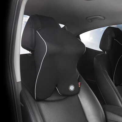 

Gigi (GiGi) car headrest G-1603 space memory cotton neck pillow car with neck pillow pillow all-weather guardian coffee color