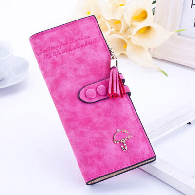 

New Fashion Women Leather Clutch Wallet Long Card Holder Case Purse Handbag Y