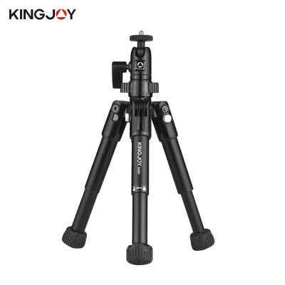 

KINGJOY SC051 18inch Mini Tabletop Folding Portable Tripod Stand with Swivel Ball Head Max Load 44Lbs for Canon Nikon Sony DSLR