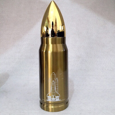 

Bullet Shaped Stainless Steel Thermos Coffee Mug Vacuum Flask Cup Portable Travel Drink Bottle