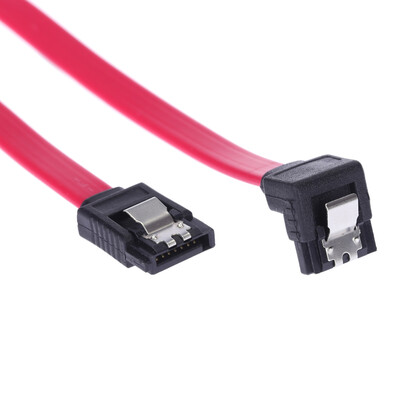 

SATA 20 High Speed StraightRight Angle Connector Data Cable Cord with Locking Latch Plug for HDD Hard Drive SSD