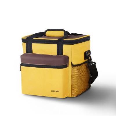 

HANASS Insulation Package Cold Storage Fresh Food Delivery Travel Picnic Bag Student Lunch Bag Lunch Bag Portable Waterproof Lunch Box Bag 9L Gift 2 Ice Pack