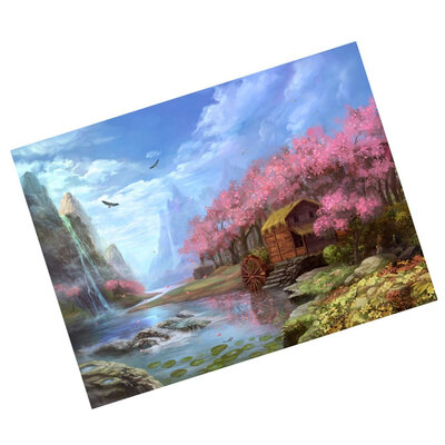 

UpperX 5D Diamond Painting Landscapes Pattern Cross Stitch Kit In Home Decoration Living Room Bedroom