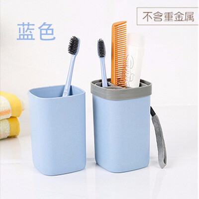 

Portable outdoor travel toothbrush cup set bathroom toothbrush holder environmental protection ABS material bathroom accessories