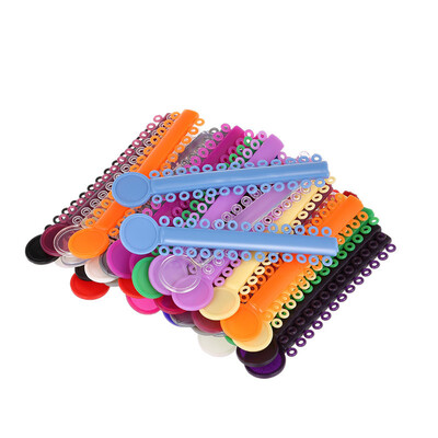 

40 Pcs High Elasticity Dental Ligature Ties Elastic Rubber Braces Dental Stickers for Teeth Orthodontic Treatment