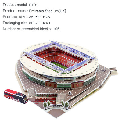 

Handmade diy3D court jigsaw puzzle