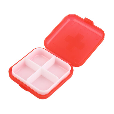 

Здоровье Медицина Case Medical Pill Box портативный держатель 4 Слот чехол для хранения Новый