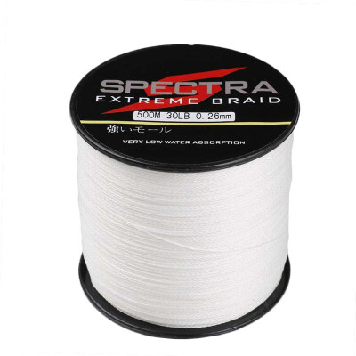 

100M-2000M 6LB-300LB Test White 100%PE Dyneema Braided Fishing Line