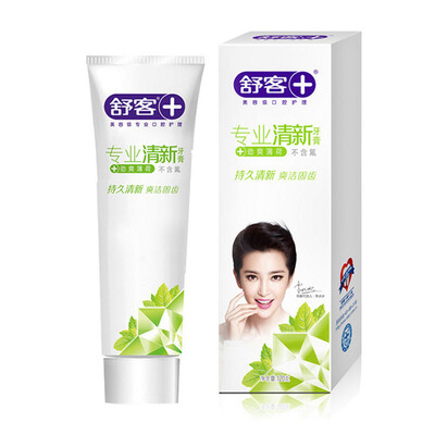 

Shu off professional fresh toothpaste fresh cool mint 120g new&old packaging random delivery