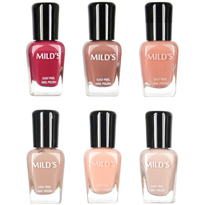

MILD'S Peelable Nail Polish Set 7ml * 6