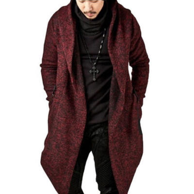 

Fashion Mens Cardigan Hoodie Hooded Long Sleeve Coat Jackets Overcoat Outwear